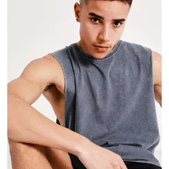 Cheap 🌟 Kenji Balboa Muscle Tank In Navy 🔥 -KSCY Shop unnamed file 2102