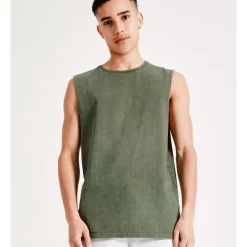 Brand new 🥰 Kenji Balboa Muscle Tank In Khaki 🌟