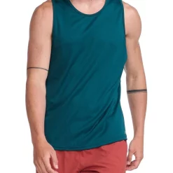 Discount ✔️ 2XU Aero Tank In Deep Jade/Silver Reflective 🌟