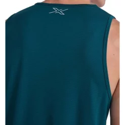 Discount ✔️ 2XU Aero Tank In Deep Jade/Silver Reflective 🌟 -KSCY Shop unnamed file 2135