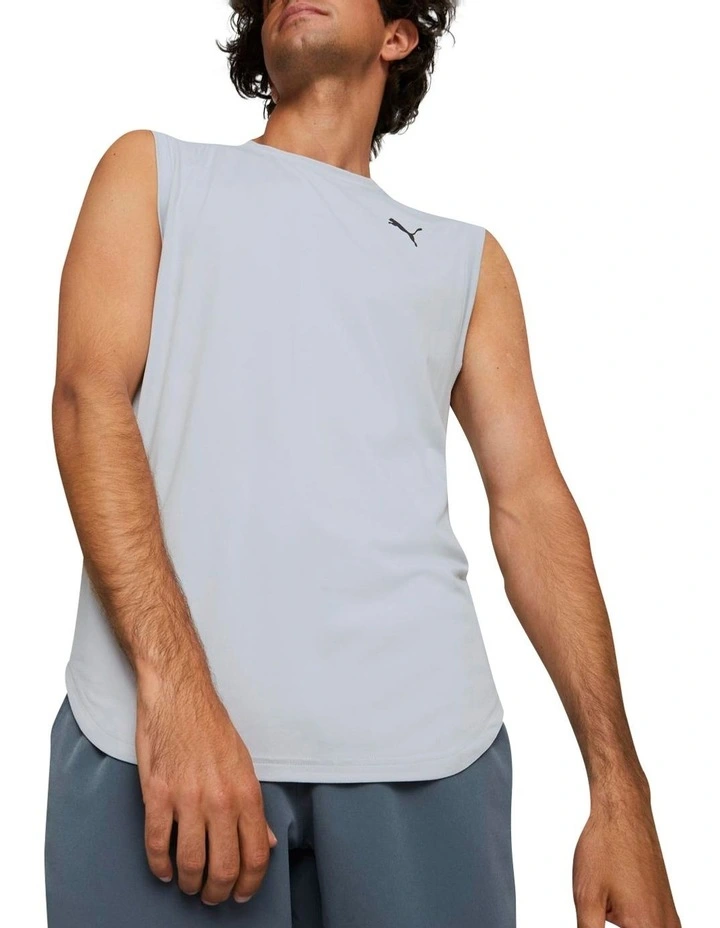 Cheap βοΈ PUMA Studio Mesh Tank In Platinum Grey 𧨠1 Cheap βοΈ PUMA Studio Mesh Tank In Platinum Grey π§¨