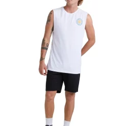 Coupon 👍 Quiksilver Moon Groove Muscle In White ❤️ -KSCY Shop unnamed file 2168