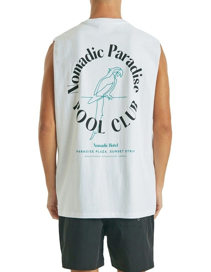 Best deal β Nomadic Paradise Pool Club Relaxed Muscle In White π 2 Best deal β Nomadic Paradise Pool Club Relaxed Muscle In White π - Image 2
