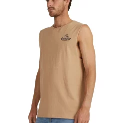 Best Sale 🧨 Quiksilver Unbothered Sleeveless Muscle T-Shirt In Tannin 🥰 -KSCY Shop unnamed file 2229