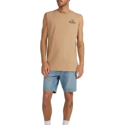 Best Sale 🧨 Quiksilver Unbothered Sleeveless Muscle T-Shirt In Tannin 🥰 -KSCY Shop unnamed file 2231