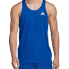 Best Pirce 🥰 Adidas Own The Run Singlet In Blue 🎁