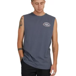 Cheap 🥰 Quiksilver Second Skin Muscle In Iron Gate ❤️