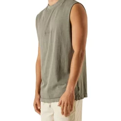 Best Sale 🥰 Article One Tonal Logo Muscle In Moss ❤️ -KSCY Shop unnamed file 2266