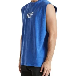 Discount 🛒 Nena & Pasadena Luck Relaxed Muscle Tee In Blue 🥰 -KSCY Shop unnamed file 2287