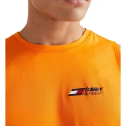 Brand new ⭐ Tommy Hilfiger Essentials Training Tank Top Orange 😀 -KSCY Shop unnamed file 2318