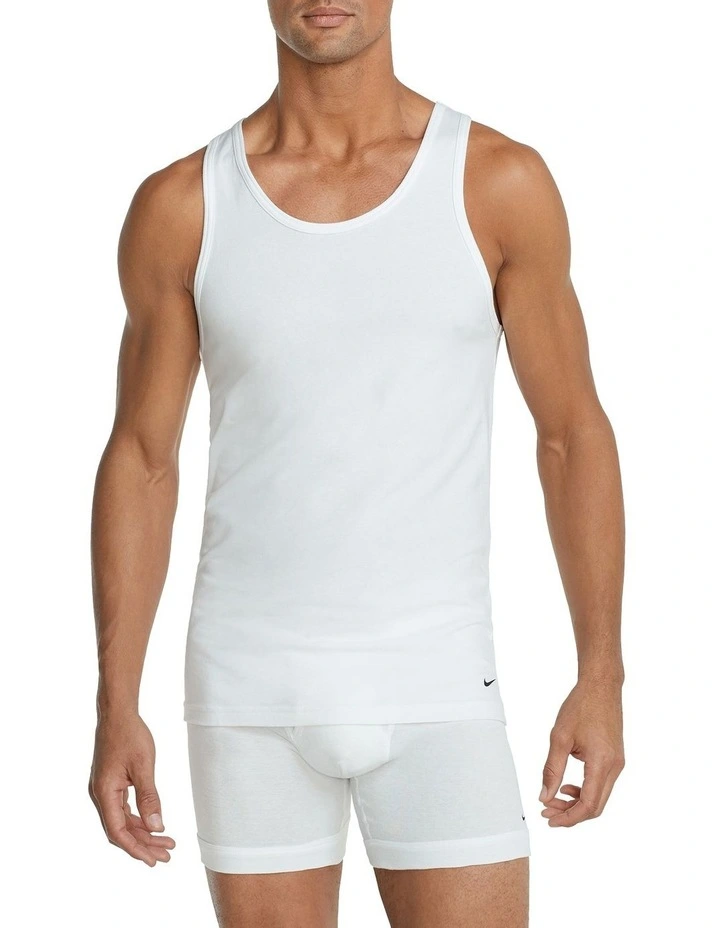 Discount βοΈ Nike Everyday Stretch Singlet White 2 Pack π 1 Discount βοΈ Nike Everyday Stretch Singlet White 2 Pack π