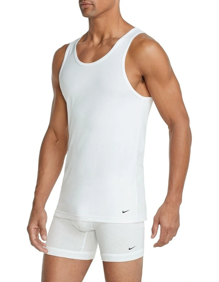 Discount βοΈ Nike Everyday Stretch Singlet White 2 Pack π 3 Discount βοΈ Nike Everyday Stretch Singlet White 2 Pack π - Image 3