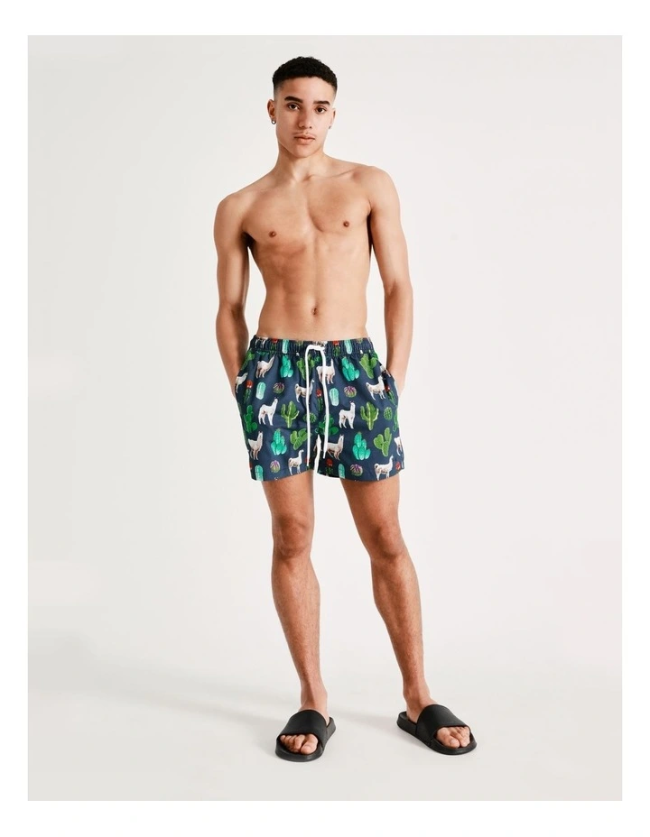 Cheap 🔥 Kenji Swim Prickly Llama Swim Short In Navy 🌟 2 Cheap 🔥 Kenji Swim Prickly Llama Swim Short In Navy 🌟 - Image 2