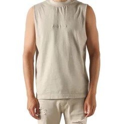 Deals ✔️ Article One Tonal Logo Muscle Ecru 💯