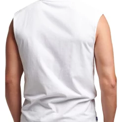Alternative view of Outlet ⌛ Superdry Vintage Logo Embroidery Vest In White 😍