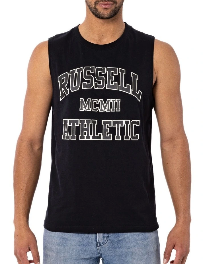 Wholesale π Russell Athletic Arch Keyline Muscle Tank In Black π 1 Wholesale π Russell Athletic Arch Keyline Muscle Tank In Black π