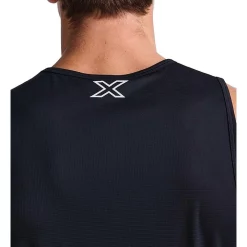 Outlet 🎁 2XU Aero Tank In Black/Silver Reflective 🛒 -KSCY Shop unnamed file 2363