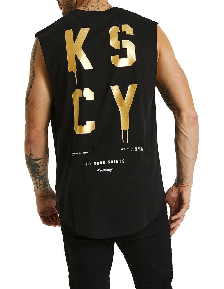 Brand new π KSCY No Saints Dual Scoop Muscle Tee In Black π 5 Brand new π KSCY No Saints Dual Scoop Muscle Tee In Black π - Image 5