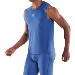 Promo 🎉 SKINS Series 3 Mens Tank Top In Blue 🔔
