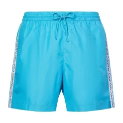 Budget 🔥 Calvin Klein Core Logo Tape Medium Swimshort In Blue 🌟 -KSCY Shop unnamed file 25
