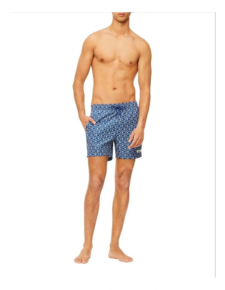 Best Sale π Calvin Klein Core Solids Iconic Logo Medium Swimshort In Blue/White π 1 Best Sale π Calvin Klein Core Solids Iconic Logo Medium Swimshort In Blue/White π