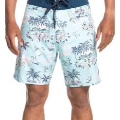 Cheap ⌛ Quiksilver Surfsilk Mystic Sessions 18 Boardshorts Light Blue 🛒