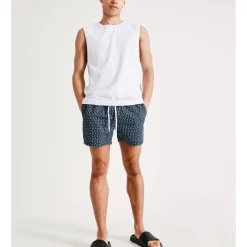 Budget 🌟 Kenji Swim Flocking Flamingos Swim Short In Blue 🛒