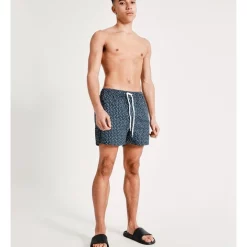 Budget 🌟 Kenji Swim Flocking Flamingos Swim Short In Blue 🛒 -KSCY Shop unnamed file 371