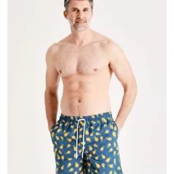 Promo ❤️ Reserve Swim Pineapples Swim Short In Blue ✔️