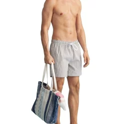 Best Pirce 🧨 Gant Seersucker Swim Short In Utility Green 😉