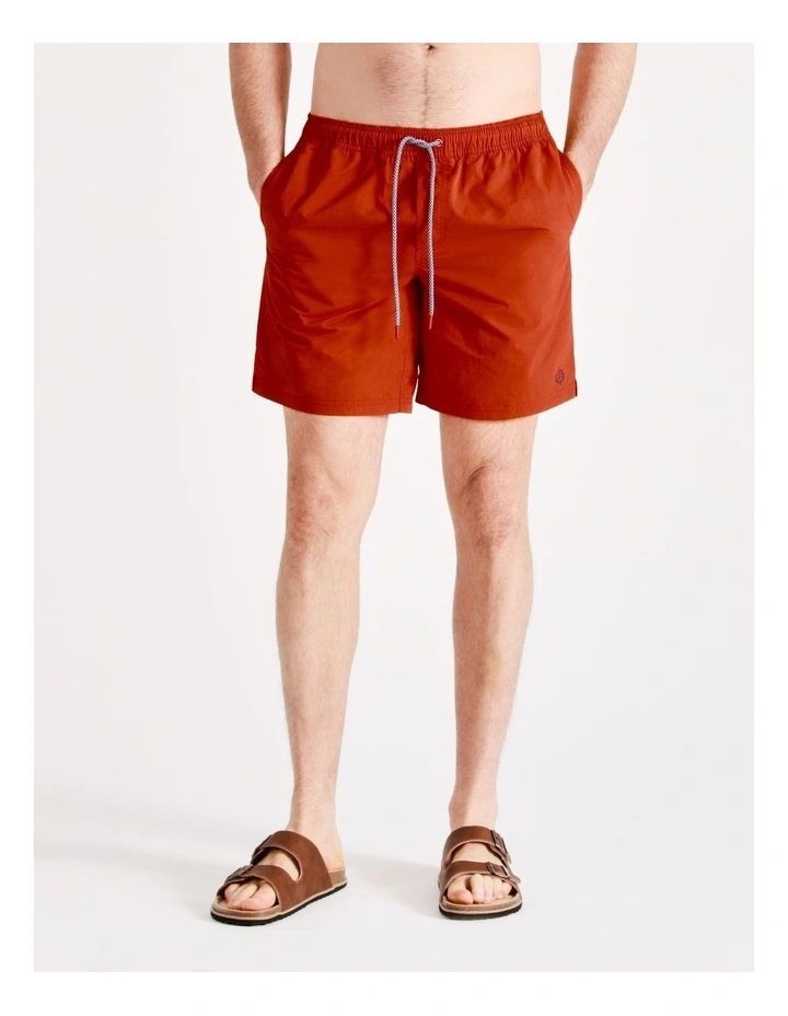 Wholesale 😀 Reserve Swim Plain Swim Short In Red 😉 2 Wholesale 😀 Reserve Swim Plain Swim Short In Red 😉 - Image 2