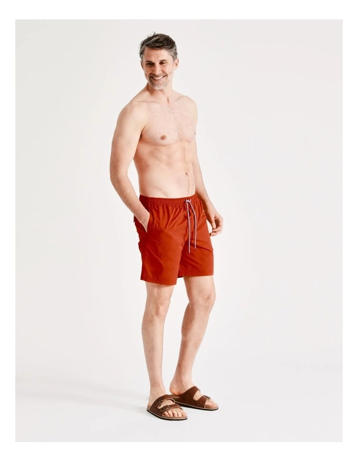 Wholesale 😀 Reserve Swim Plain Swim Short In Red 😉 3 Wholesale 😀 Reserve Swim Plain Swim Short In Red 😉 - Image 3