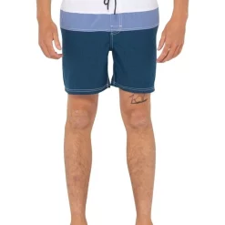 Discount 😉 Rusty Marble Bar Elastic Boardshort In Blue ⌛