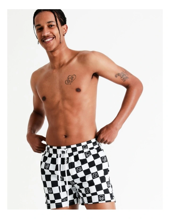 Discount ๐ฅฐ Kenji Swim Checked Out Swim Short In Black ๐ฅ 4 Discount ๐ฅฐ Kenji Swim Checked Out Swim Short In Black ๐ฅ - Image 4
