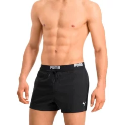 Discount 🛒 PUMA Logo Band Swim Short In Black 🔔 -KSCY Shop unnamed file 50