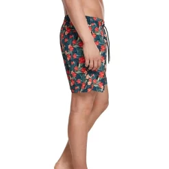 New 😉 Urban Classics Tropical Pattern Swim Shorts In Multi 🤩 -KSCY Shop unnamed file 516