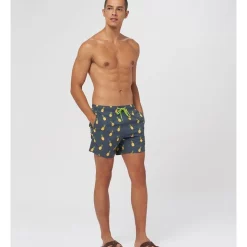 Outlet 😉 Eubi Signature Swim Shorts In Grey 🔔 -KSCY Shop unnamed file 574