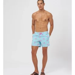 Promo 🥰 Eubi Signature Swim Shorts In Pale Blue 🧨