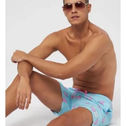 Promo 🥰 Eubi Signature Swim Shorts In Pale Blue 🧨 -KSCY Shop unnamed file 588