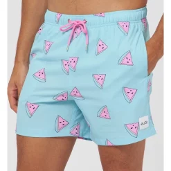 Promo 🥰 Eubi Signature Swim Shorts In Pale Blue 🧨 -KSCY Shop unnamed file 589