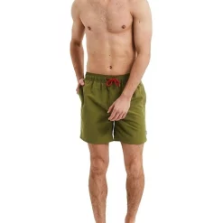 Hot Sale 😀 Coast Clothing Co Essential Boardshorts In Olive 🔥