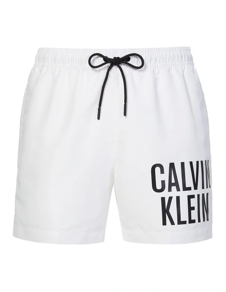 Coupon ✔️ Calvin Klein Intense Power Logo Medium Swimshort In White ✔️ 4 Coupon ✔️ Calvin Klein Intense Power Logo Medium Swimshort In White ✔️ - Image 4