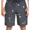 Top 10 🥰 Quiksilver The Beachshort 19" Boardshort In Black 🎉