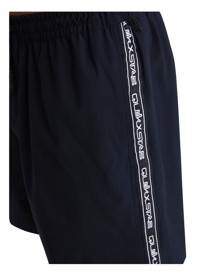 Cheap 😍 Stab X Quiksilver Volley 17" Shorts In Black ⌛ 4 Cheap 😍 Stab X Quiksilver Volley 17" Shorts In Black ⌛ - Image 4