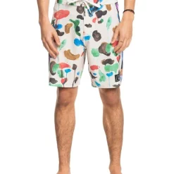 Top 10 🌟 Quiksilver Original Arch Blank Canvas 18" Boardshorts In Birch 💯