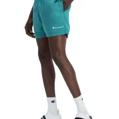 Best Pirce 🌟 Champion Script Swim Short In Teal 🎁 -KSCY Shop unnamed file 84