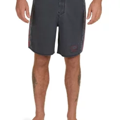 Coupon 🛒 Quiksilver Surfsilk Arch 18" Boardshort In Black 💯